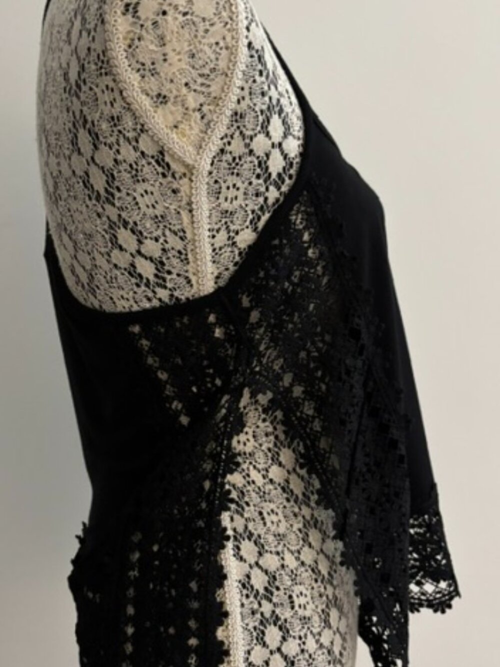 ocean drive Black Camisole with Lace Detailing - Small - Picture 2 of 4